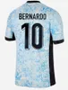 2024 Euro Cup Portugal National Team Soccer Jerseys Ronaldo Pepe Bermardo B.Fernandes Joao Camisa de Futebol J.Moutinho Fans Player Football Shirt Men Kids Uniforms