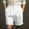 Pantaloncini da uomo Casual da uomo estivi Gamba larga vestibilità ampia da spiaggia con cerniera elastica in vita dritta