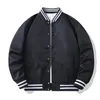 high Quality Spring Aviator Men Baseball Jacket Military Coat Fi Casual Solid Color Jacket Vintage Slim Coats Oversized b21H#