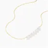 Pendentifs BOAKO 925 argent Sterling Fine perle pendentif colliers pour femmes été plage blanc chaîne irrégulière mariages fête bijoux