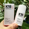 K18 Leave-In Repair Hair Mask Molekylär reparationsbehandling för att reparera torr eller skadad 50 ml 4 minuter för att vända hårskador