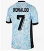 2024 Portugal voetbalshirts Ronaldo 24 25 CR7 DANILO Voetbalshirt BRUNO FERNANDES JOAO FELIX RUBEN RAFA LEAO JOAO CANCELO Heren Kinderkit Spelerversie met lange mouwen