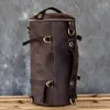 Sac à dos modèles multifonctions sac à bandoulière en cuir véritable pour hommes petits hommes sacs seau de voyage Crazy Horse mâle