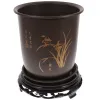 Plantadores pote pote orquídea plantador flor berçário recipiente de plástico suculento plantio jardim bonsai vasos jardinagem grande vaso