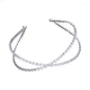 Hair Clips Stylish Diamond Hairband Accessories Beautiful Water Diamonds Headband Eye Catching Ornament For Women