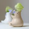 花瓶のトップセラー新しいクリエイティブフィンガーハートベアの花瓶の花瓶の花瓶鍋