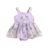 Mädchen Kleider Baby Mädchen Strampler Kleid Outfits Puffärmel Mesh Layered Tutu Bodysuit Prinzessin mit Stirnband Set