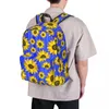 Backpack Sunflower Love Yellow Flower Travel Backpacks Women Designer Lightweight High School Bags Leisure Rucksack