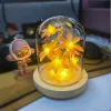 Hantverk Lily Nightlight Handmade Diy Eternal Flower Home Decor Bedside Lamp Birthday Present Valentine's Day Christmas Wedding