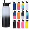 32oz 40oz Double Wall Hydro Stainless Steel Water Bottle with Straw Lid Vacuum Insulated Flask High Volumn Thermos for Sports 240315