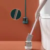 Borstar Silikon Toalettborste för WC Inga döda hörn Hushåll Rengöringsverktyg Mjuk borst Artefakt Kreativa badrumstillbehör