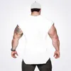 Merk Blank Fitn Tank Top Mannen slim fit Hemd Sleevel shirt Zomer Sportkleding Kleding Spier Bodybuilding Vest Mannelijke m7F3 #