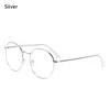 Solglasögon Kvinnor Män vintage Portable Ultra Light Frame Anti-Blue Gereeglasses Eye Protection Metal Glasses