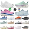 Hoka one one bondi 8 Clifton 9 shifting sand Foam Runner hokas shoes womens mens Free Pepople【code ：L】Designer Sneakers triple black white kawana platform trainers