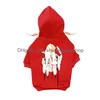 Roupas de roupas de vestuário de cachorro Marca macia e quente Capuz de moletom com design clássico Pattern Pet Pet Winter Coat Jackets Cold Weather OTPT1