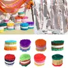 Party Decoration Colorful Crepe Paper Roll Multifunction Decorative Ornament Supplies Holiday Year Cupcake Drop