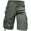 Männer Sommer Shorts Cargo Knie Hosen Jogging Jogginghose Reißverschluss Große Größe Lose Gerade Cott Atmungsaktive Casual Shorts l1pC #