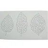 Baking Moulds Leaf Mold Sugarcraft Silicone Wedding Birthday Cake Decor Leaves Candy Fondant Lace Pad