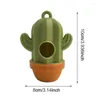 Dog Apparel Garbage Bag Dispenser Cactus Shaped Portable Holder For Poop Reusable Bags Poo Pickup Hiking Running