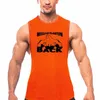 męska kulturystyka koszula rękawowa Summer Szybka sucha kamizelka gimnastyczna odcięcie Fitn Clothing Trening Tank Tops Mesh Muscle Undershirt L0YB#