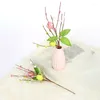 Fleurs décoratives Branche d'arbre d'oeuf de Pâques Coloré Perle Mousse Bouquet de fleurs Plante artificielle DIY Vase Arrangement 2024 Fête Décor à la maison