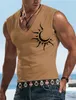 Novo Fitn Undershirt Masculino Fitn Roupas Musculação Undershirt Masculino Verão Praia Casual Wear Sleevel Undershirt Camisa V7qX #