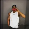 2021 Męskie Fitn Gyms Tank Top Men Fitn Slevevel Koszula Mężczyzna oddychający kamizelki sportowe