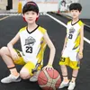 Mens Boys Basketball Uniform Suit Professional Team Childrens Jersey Outfit Set High Quality QuickDry Sportswear 240312