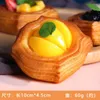 Fleurs décoratives 6 pièces modèle de dessert alimentaire artificiel faux gâteau aux fruits PU Simulation pain accessoires de photographie jouets pour enfants décoration de la maison