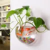Verlichting 3d acryl viskom plantenpot wandmontage hangend aquarium transparant aquarium bloem plantenvaas woondecoratie