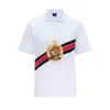Nowy letni wybór mężczyzn: Pure Cotton Town-Down Cllar Polo Shirt, Modny wzór haftu pokazuje indywidualny styl