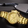 Relogio Masculino Wrist Watches Men Top Brand Luxury Wwoor Golden Cronógrafo Men Ratina Ouro Big Male Macho Man 220705307Q