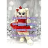 Mascot Costumes Halloween Christmas 1pc Cute Hairy Bear and Hare Mascotte Cartoon Fancy Dress Mascot Costume