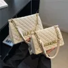 Tasarımcı çantası 2024 çanta Lingge Zinciri Kadınlar Sonbahar Yüksek Sonu Çok yönlü Banliyö Moda Omuz Diyagonal Straddle