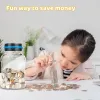 Boxen elektronische Bankzähler Coin Digital LCD Coin Money Saving Box Jar Münzen Aufbewahrungsbox für USD EUR Geldgeschenke UK