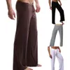 20231 Men Yoga Running Pants Spring Summer Ice Silk Sweatpants Gym Yoga Fitn Casual Pants Men's Solid Drawstring Trousers c4m6#