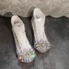 Casual Shoes Diamond-Errusted Canvas Super Flash Women's Soft Sole