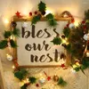 Snaren Led Kerstverlichting Kamerdecoratie Dennennaalden Kegel String Bells Kegels Home Decor