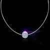 Ожерелья с подвесками, три разных формы, ожерелье с кристаллами кубического циркона, ювелирные изделия, поступление стерлингового серебра 925 пробы для женщин и девочек, подарок