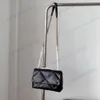 1:1 Зеркальный верх из натуральной кожи Дизайнерская модная сумка Черная сумка через плечо Повседневная сумка на плечо burchbag