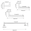 Escova de dentes de hardware do banheiro conjunto de manto cromo gancho de toalha barra de barra de barra de barra de barra de lençóis de papel de lençóis de papel de dentes de dentes de dentes acessórios de banheiro
