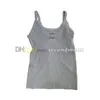 Sexy Sling Tanks Women Luxury Embroidered Vest Summer Breathable Sport Top Gym T Shirts