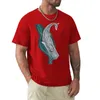 Polos pour hommes T-shirt de baleine blanche T-shirt personnalisé à manches courtes à manches courtes pour hommes Blouse surdimensionnée Plus Tailles Vêtements