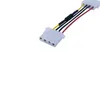 NIEUW 2024 NIEUWE 4-PIN MOLEX COMPUTER PC-Case ventilator Reducer Lage ruisverlengingskoord Adapter Adaptorlow Ruisextensie Nabel Adaptorlow Ruisverlengingskoordadapter