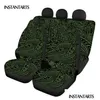 Capas de assento de carro Ers Fit Polinésio Totem Padrão 3D Design Fl 4 unidades / conjunto Frente Traseira Er Antiderrapante Interior Drop Delivery Mobiles Motorcyc A Ots5R