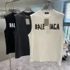 Débardeurs pour hommes Coton T-shirt sans manches Designer Lettres imprimées Sexy Off Épaule Gilet Été Casual Vêtements pour hommes Lâche Respirant Gym Fitness Sportswear