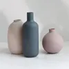 Wazony morandi kolor nordycki szklany ceramiczne małe ozdoby wazonowe