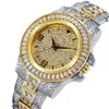 Luxusmenschen Watch Women Bd Marke Mode Mode High Diamond Eingelegtes Uhren Wasser wasserdichte Quarz Frauen Full Sky Star