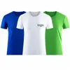 Rundhals-Kurzarm-T-Shirt Schnelltrocknendes Material Sport Laufen Atmungsaktives Oberteil Unisex Benutzerdefinierte Druckstickerei Kleidung 90Bg #