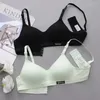 Bras senza soluzione di continuità per donne wireless comode femminile spingendo le biancheria intima ragazze di lingerie di colore solido reggiseno raccolto